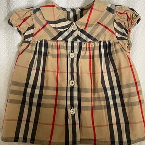 Burberry baby girls shirt